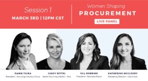 session 1 women shaping procurement