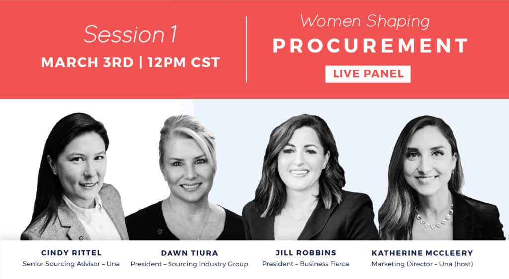women shaping procurement panel 1