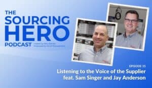 voice of the supplier