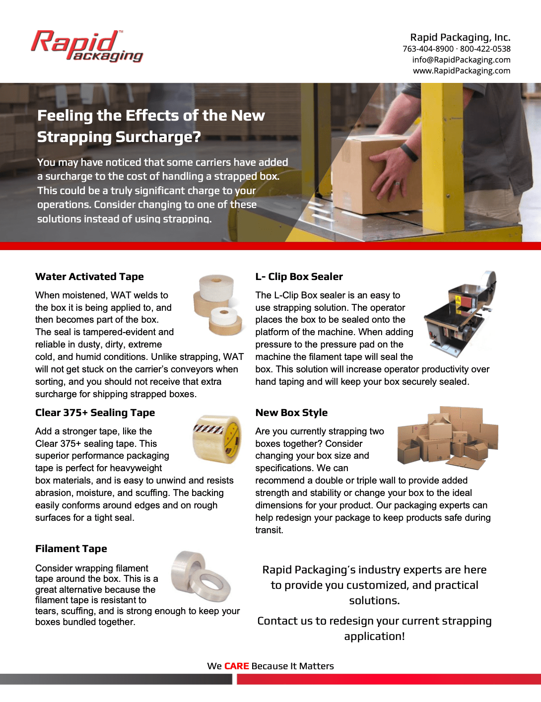 Rapid packaging
